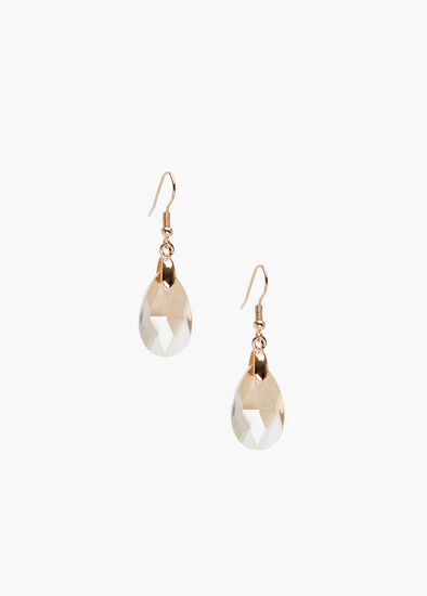 Faceted Crystal Earrings