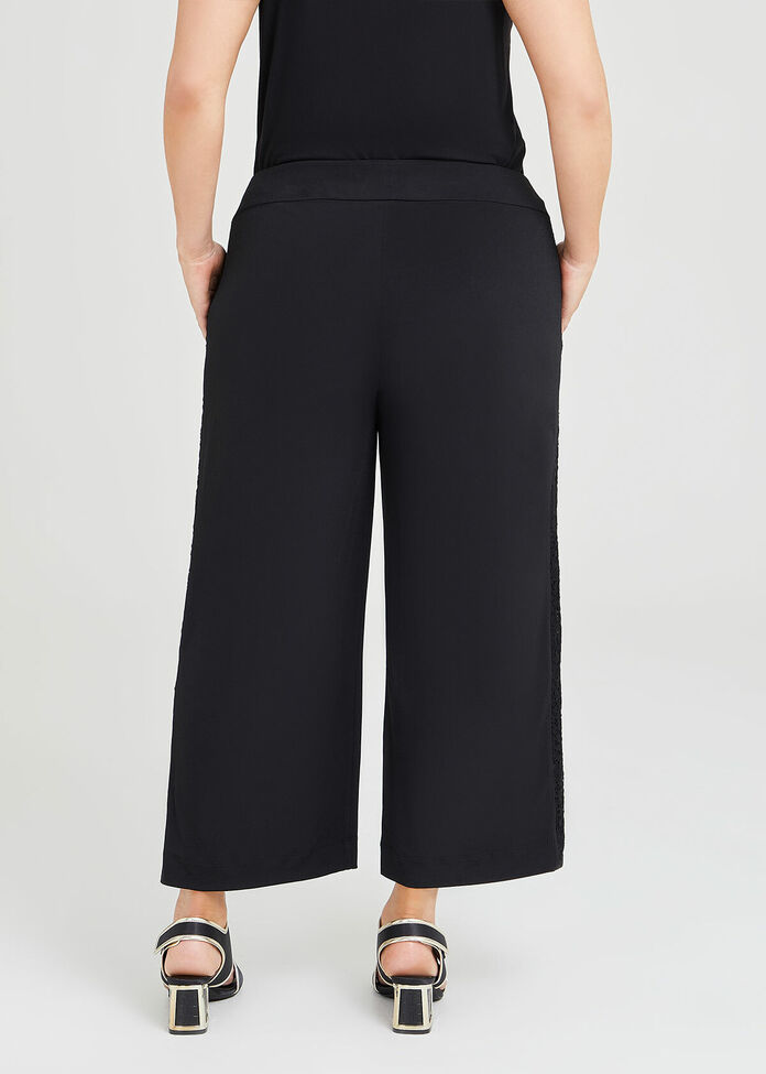 Shop Plus Size Eternal Lace Trim Pant in Black Taking Shape AU