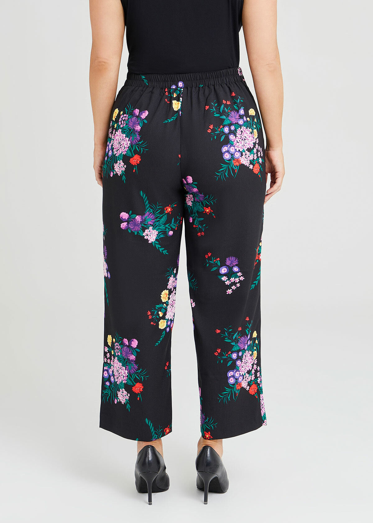 Shop Posie Floral Wide Leg Pant in 