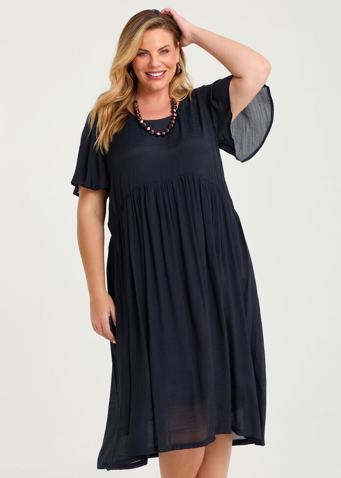 Christine Floaty Sleeve Dress, , hi-res