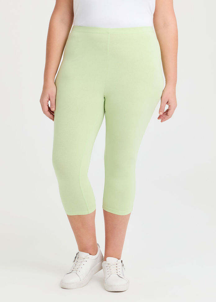 Good Earth Australian Cotton Crop Legging, , hi-res