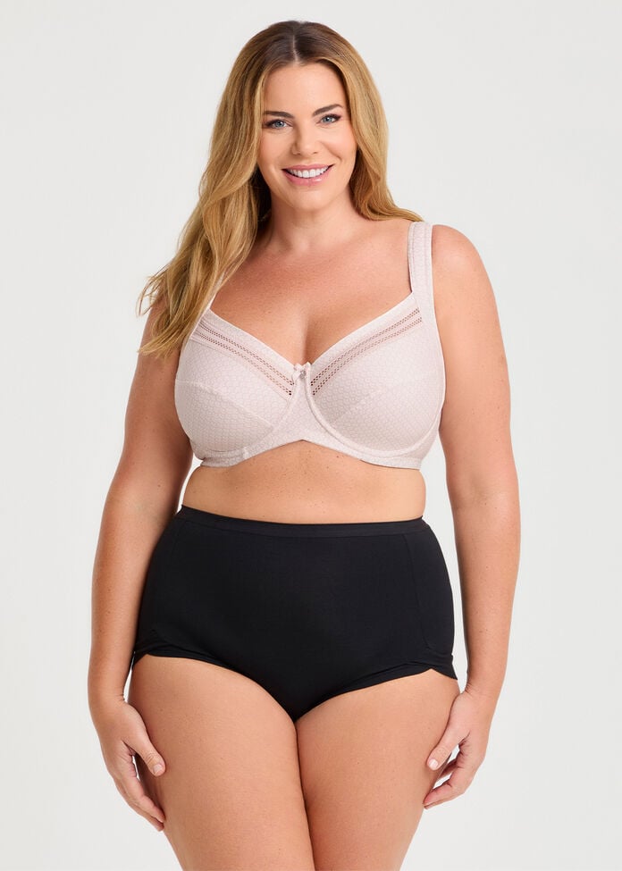 Underwire Cotton Everyday Bra, , hi-res