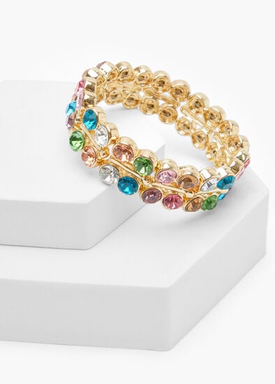 Plus Size Jewelled Bracelet