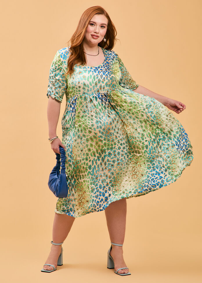 Richmond Patch Pocket Midi Dress, ANIMAL, hi-res
