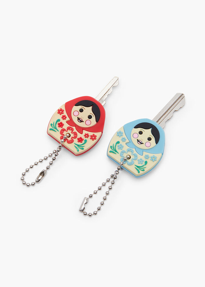 Set/2 Babushka Key Caps, , hi-res