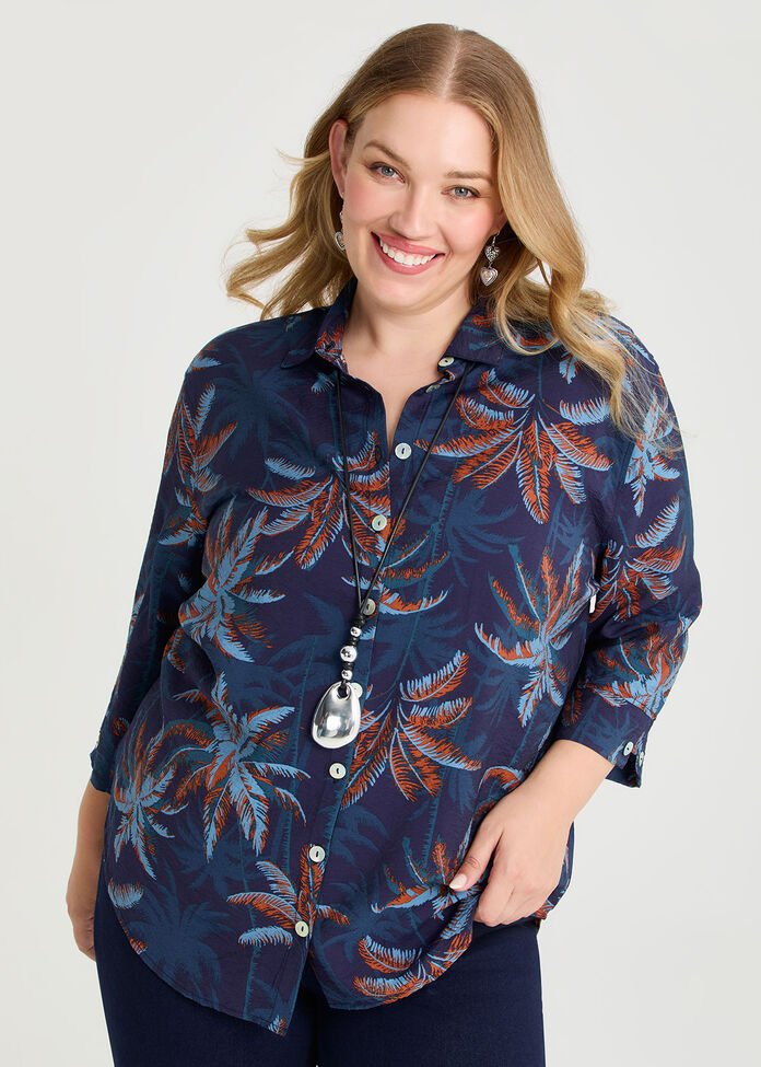 Cassandra Print Shirt, , hi-res