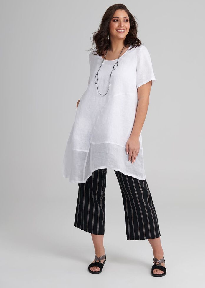 Linen Provence Tunic, , hi-res
