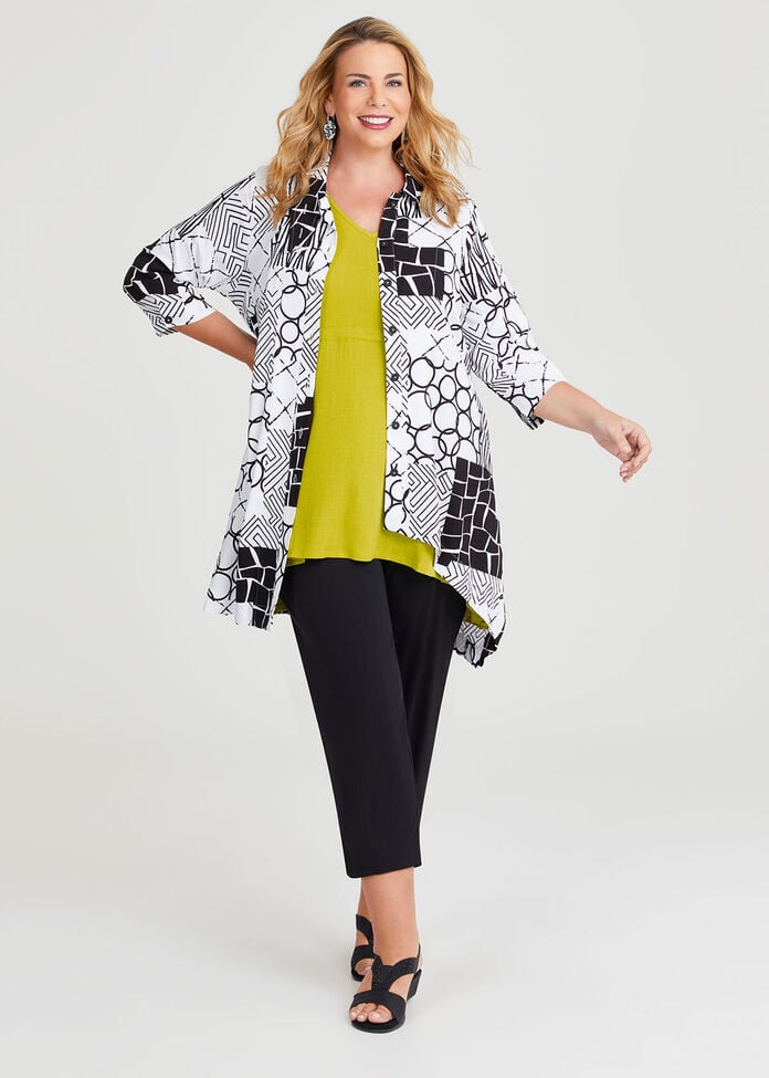 Natural Nevis Abstract Shirt, , hi-res