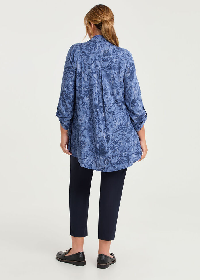 Paisley & Foil Natural Shirt, , hi-res
