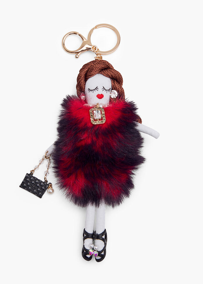 Lady Doll Keychain, , hi-res