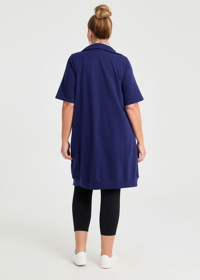 sweat short dress EIMY istoire EIMY logo sweat mini dress