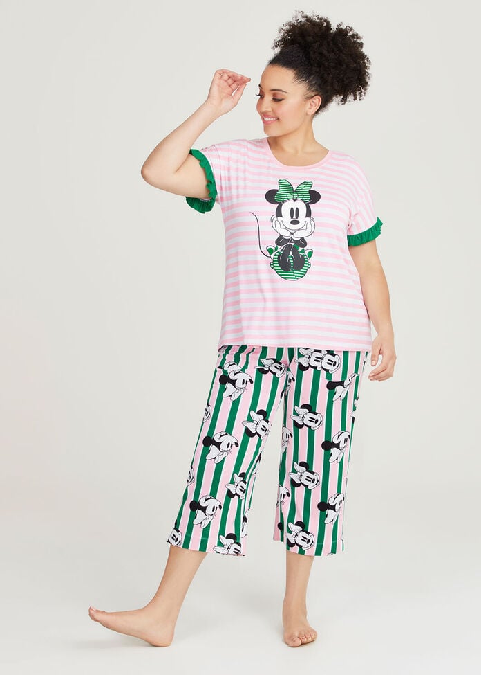 Minnie Mouse Stripe Pyjama Pant, , hi-res