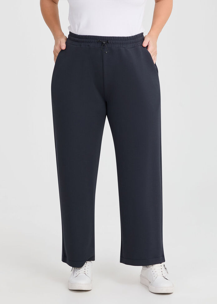 Modal Wide Leg Trackpant, , hi-res