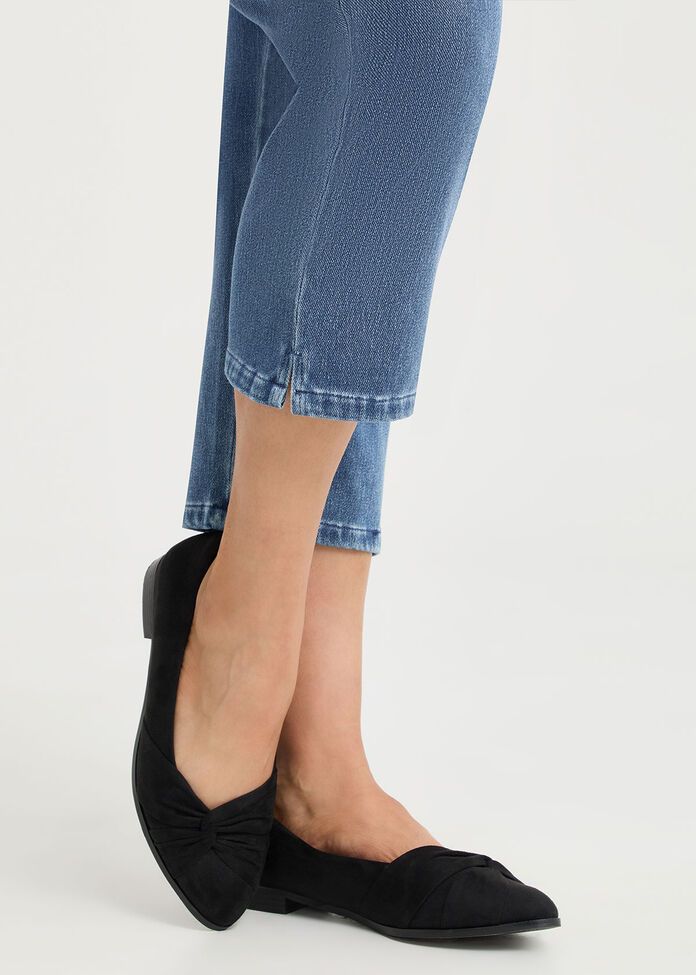 Ruched Flat Shoe, , hi-res