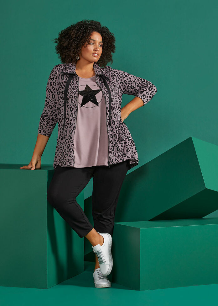 Animalistic Lounge Cardi, , hi-res