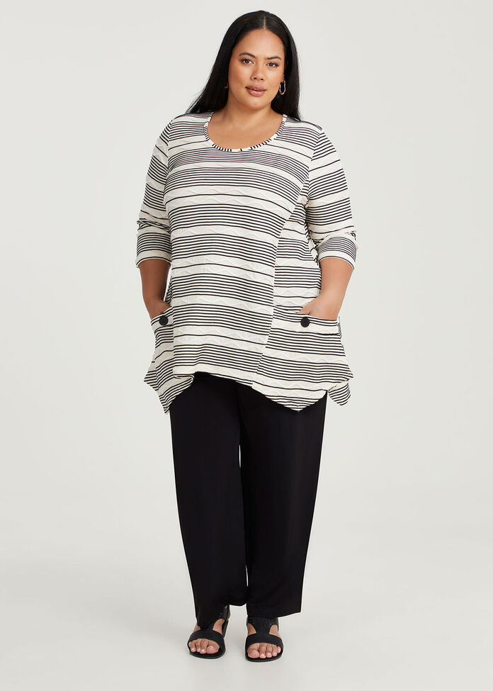 Jacquard Knit Swing Top, , hi-res