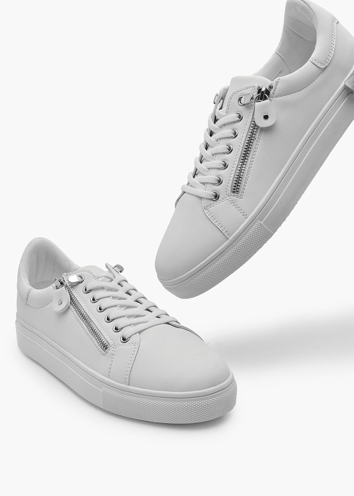 Tennis shoes with zippers hotsell