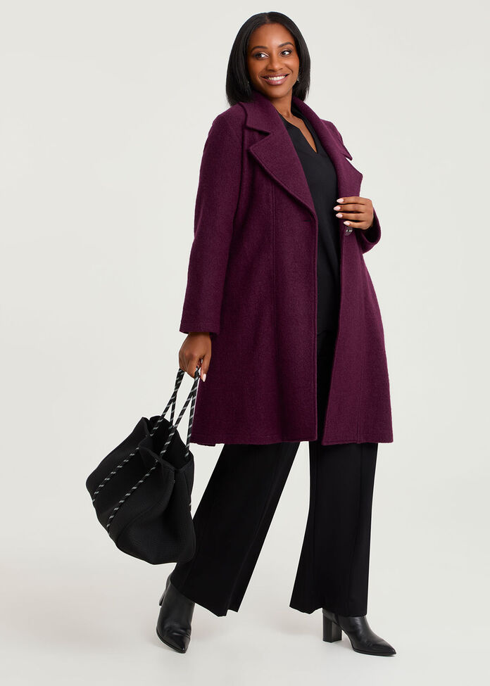 Zip Pocket Bamboo Ponte Top, , hi-res