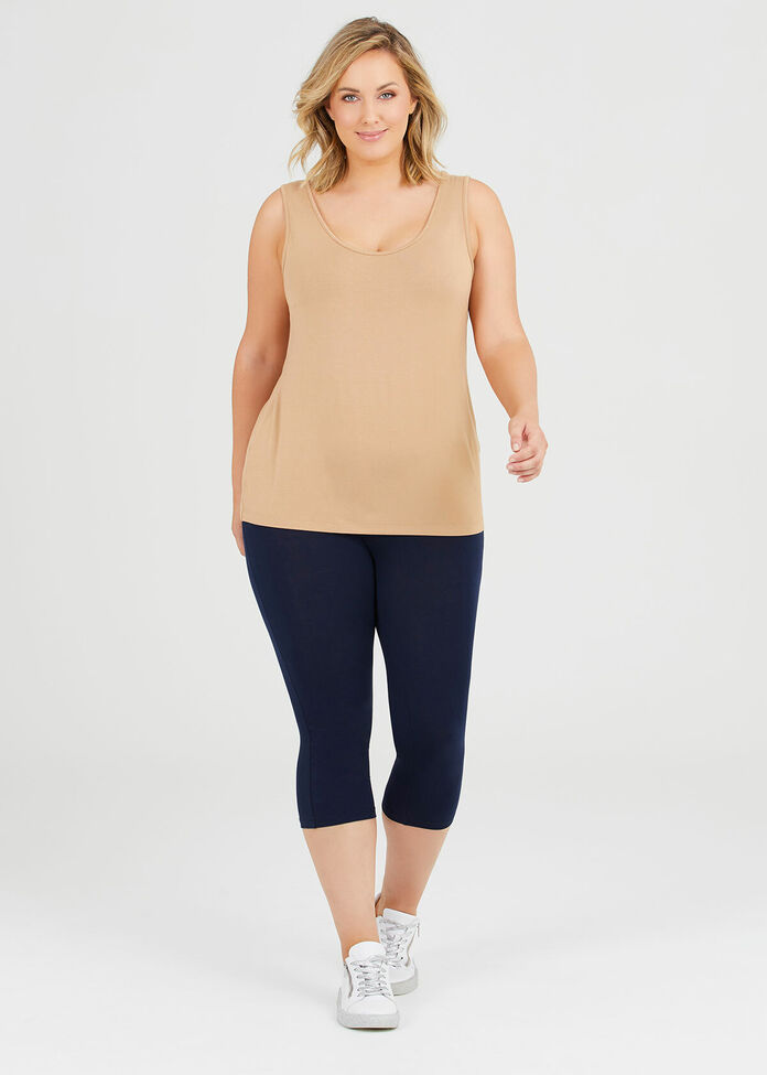 Organic Cotton Crop Legging, , hi-res