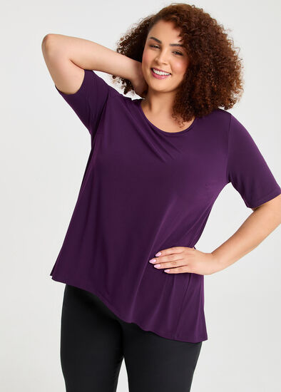 Plus Size Strive Scoop Neck Top