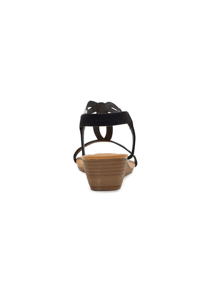 Bling Strappy Wedge Sandal, , hi-res