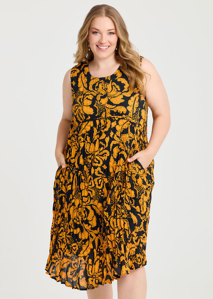 Cotton Favourite Sleeveless Dress, , hi-res