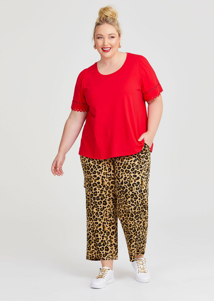 Animal print pant set main image 1