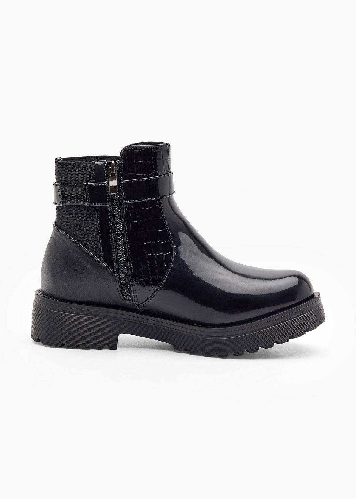 Shop Croc Patent Zip Boot Comfortable Shoes Taking Shape AU