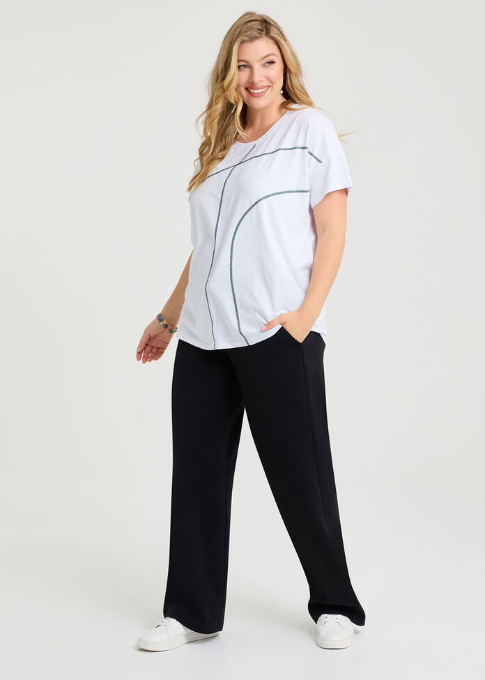 Luxe Touch Wide Leg Trackpant, , hi-res