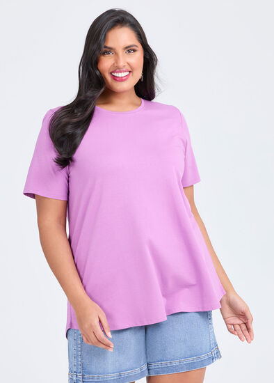 Plus Size Australian Cotton Crew Neck T-shirt