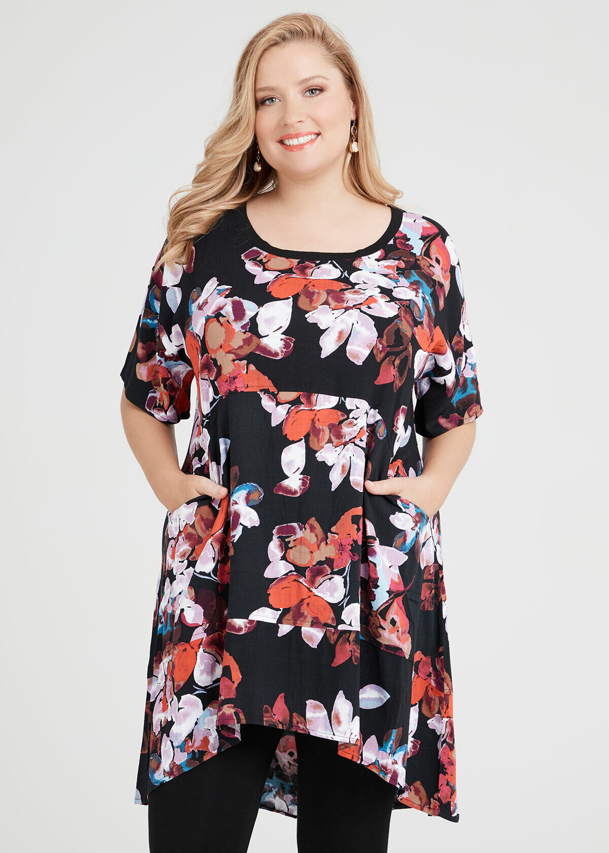 cheap plus size tunics