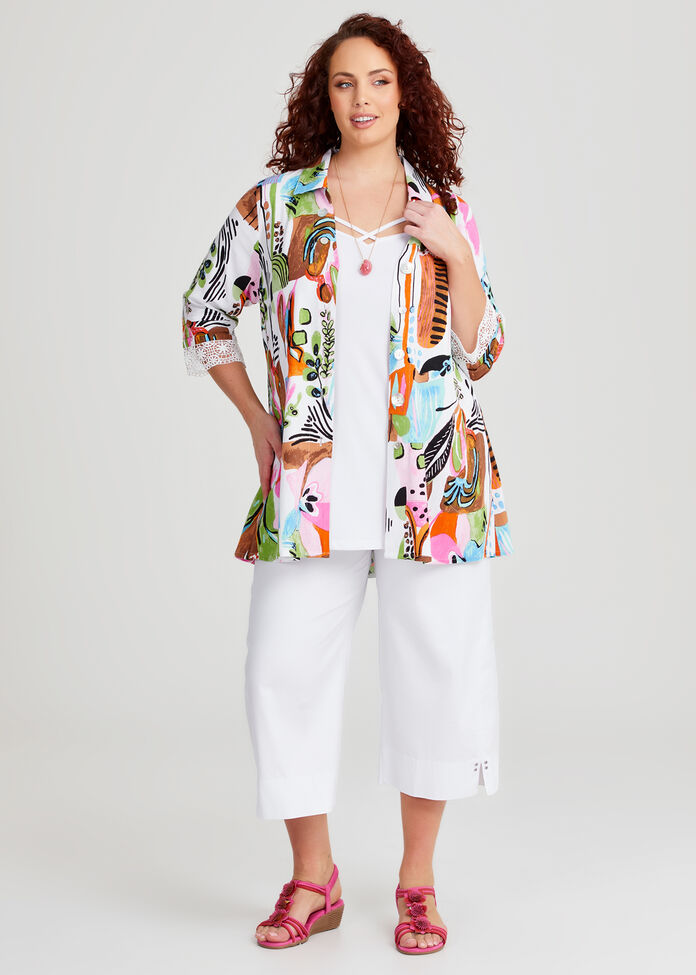 Island Postcards Natural Shirt, , hi-res