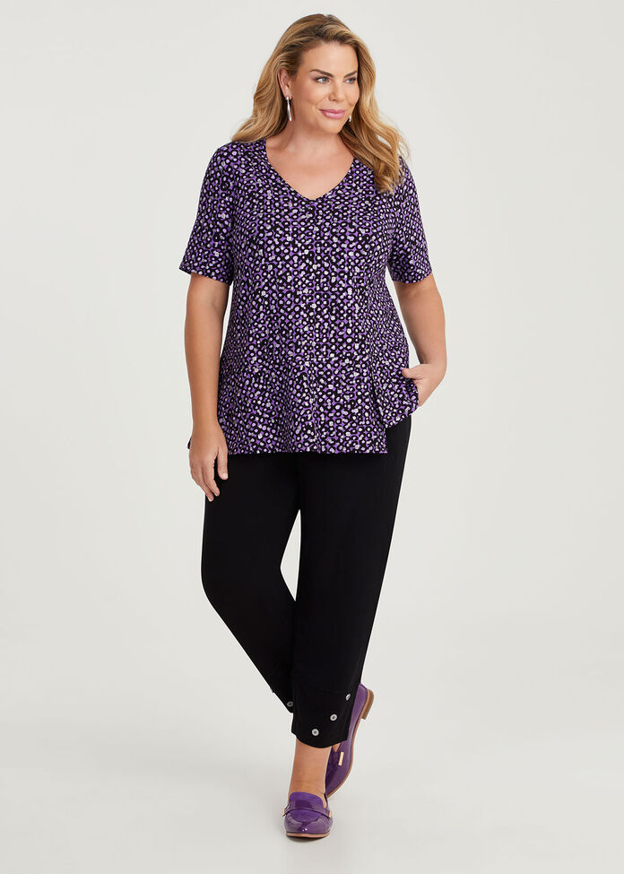 Mini Spot Short Sleeve Natural Top, , hi-res