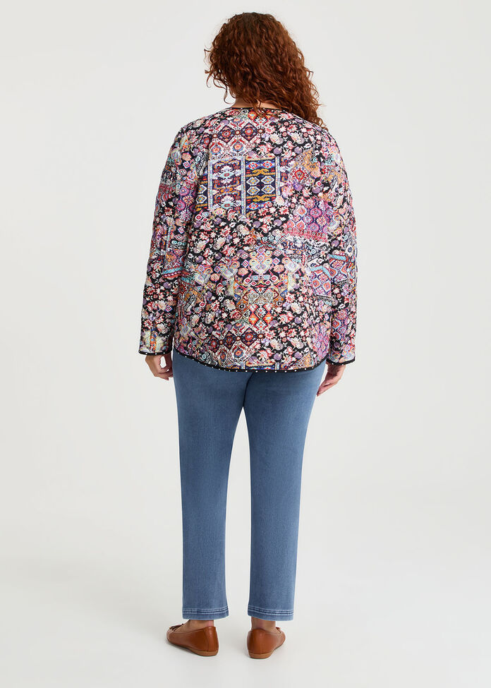 Natural Boho Reversible Jacket, , hi-res