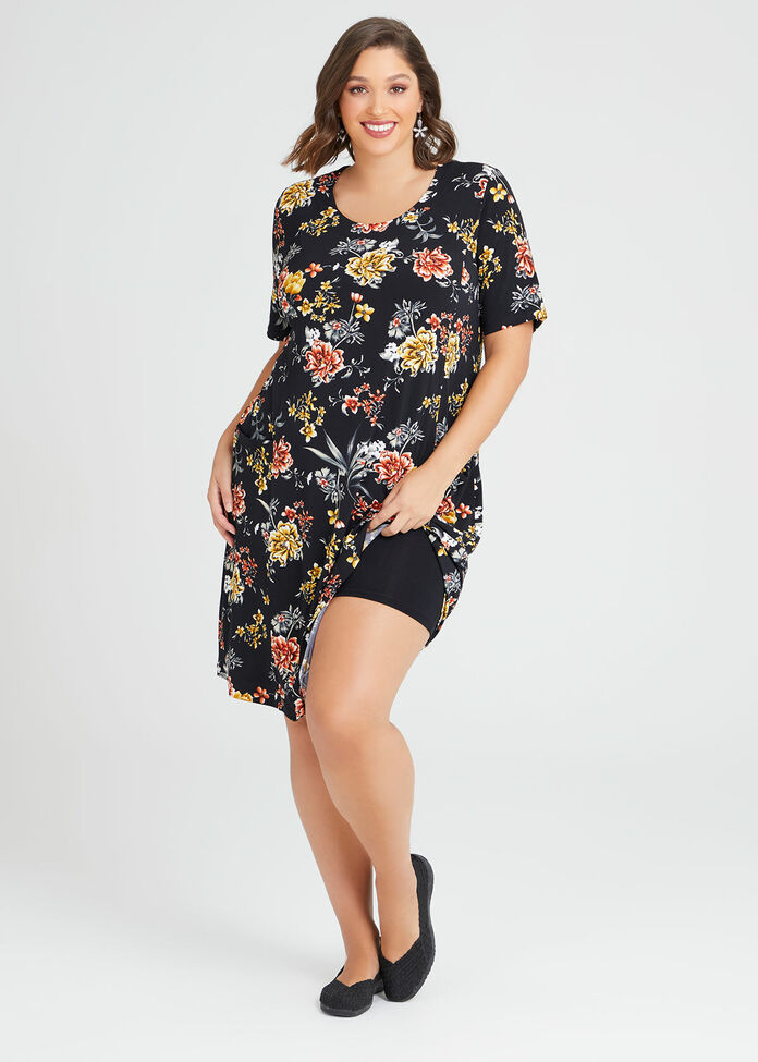 Shop Plus Size Alice Printed Dress in Floral | Sizes 12-30 | Taking ...
