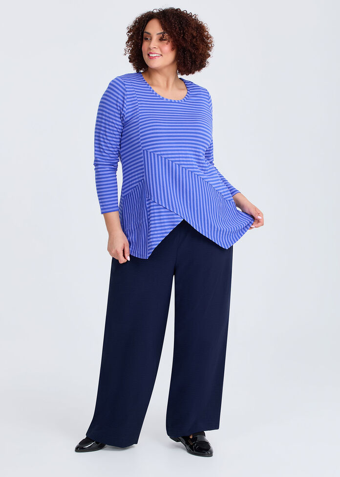 Natural Brianna Stripe Top, , hi-res