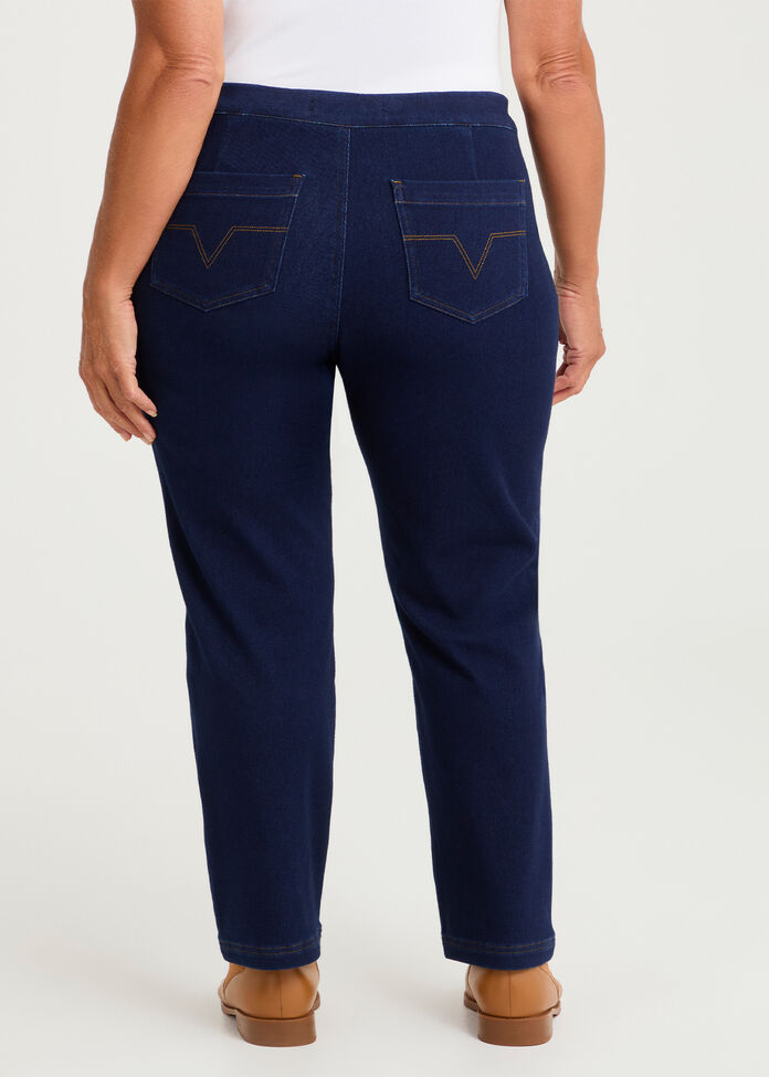 Petite Best Friend Straight Leg Jean, , hi-res