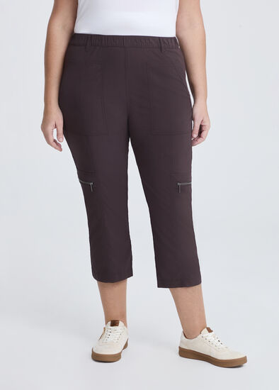 Plus Size Castaway Cargo 3/4 Pocket Pant