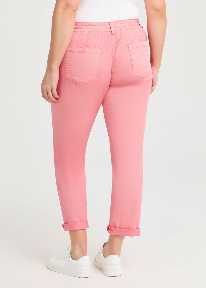 Lyocell Blend Washed Chino, , hi-res