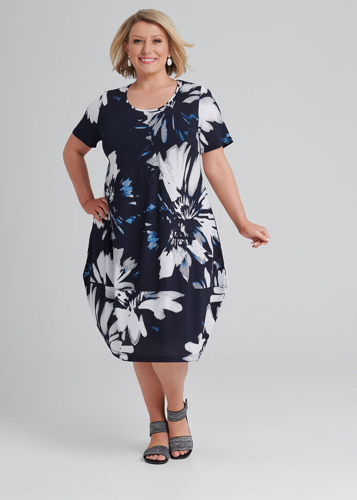 Indigo Vibes Dress, , hi-res