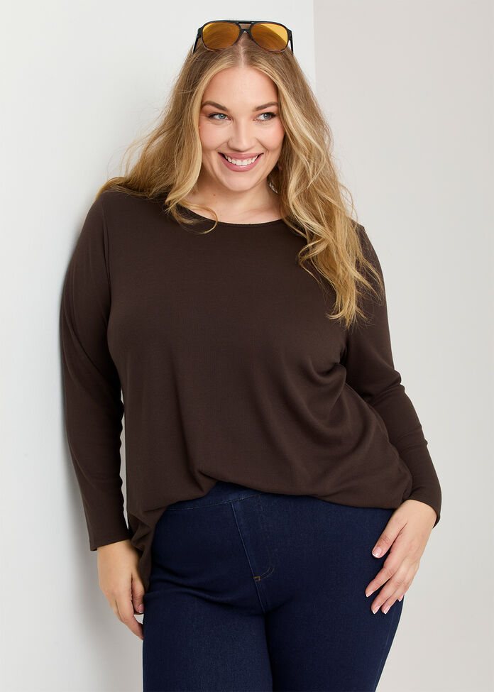 Rib Back Button Detail Top, , hi-res