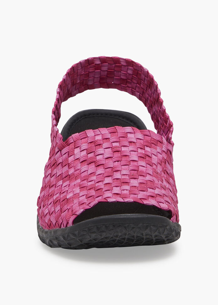 Shop Woven Stretch Slingback Sandal Comfortable Shoes Taking Shape AU