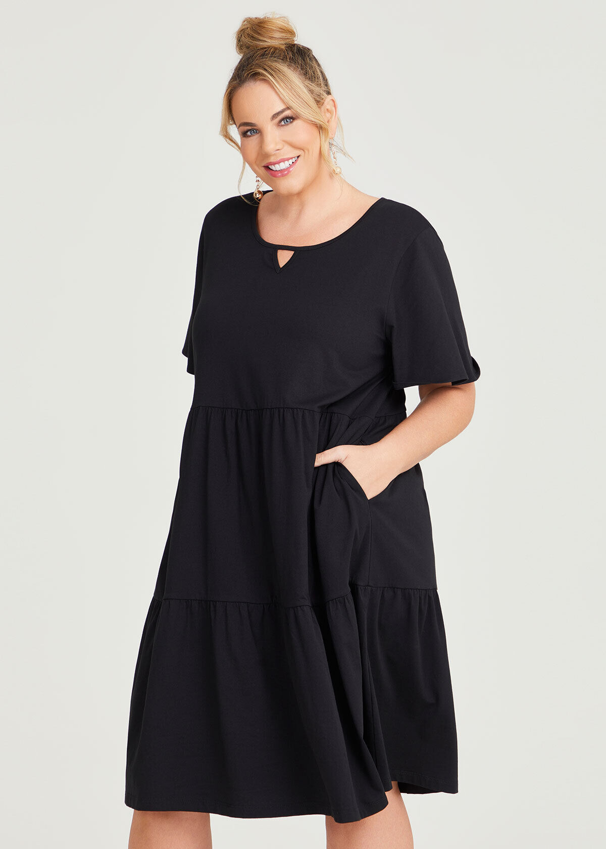 Floaty sleeve dress shop