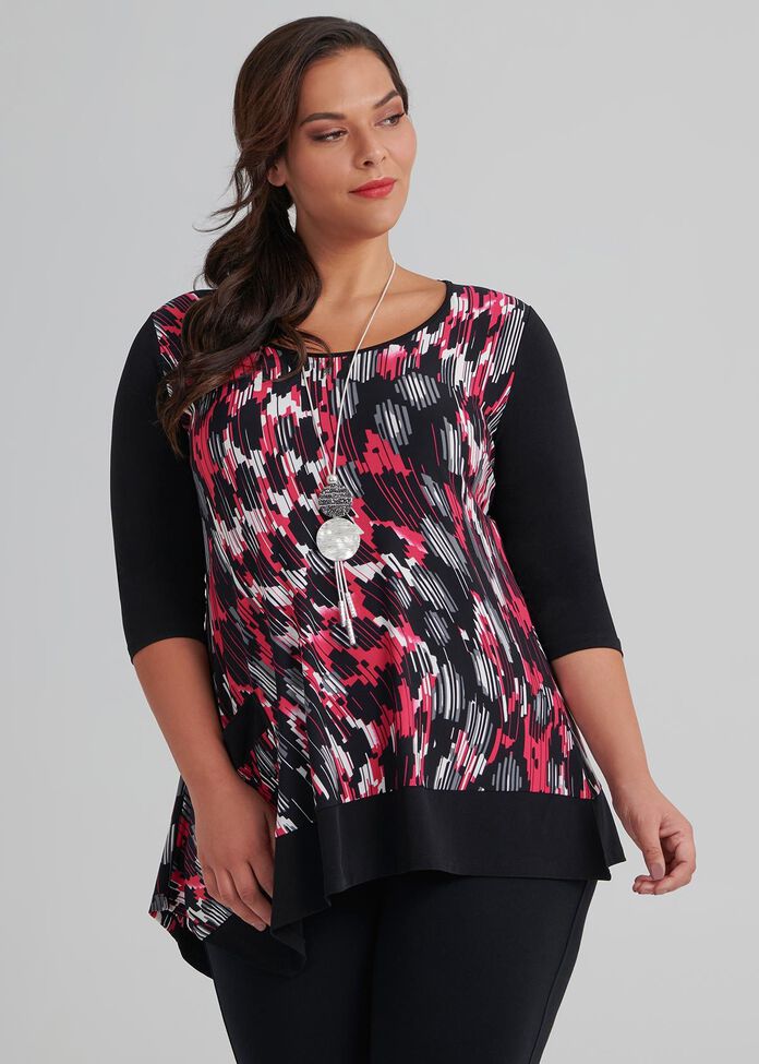 Red Vibes Top, , hi-res