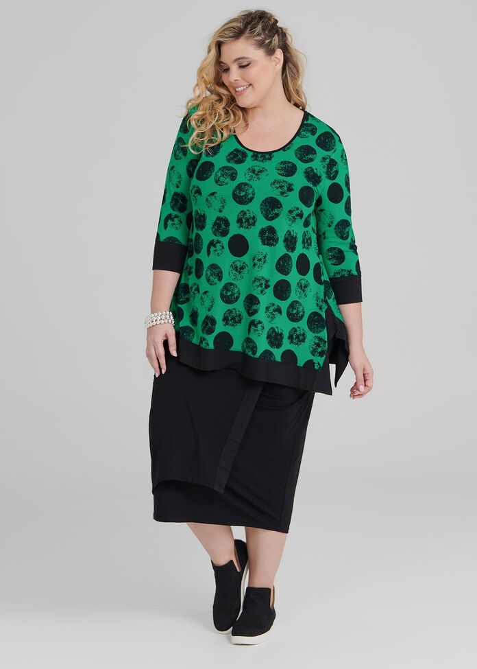 Shop Plus Size Orb Top in Green | Sizes 12-30 | Taking Shape AU