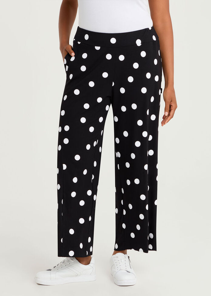 Natural Polka Dot Pant, , hi-res