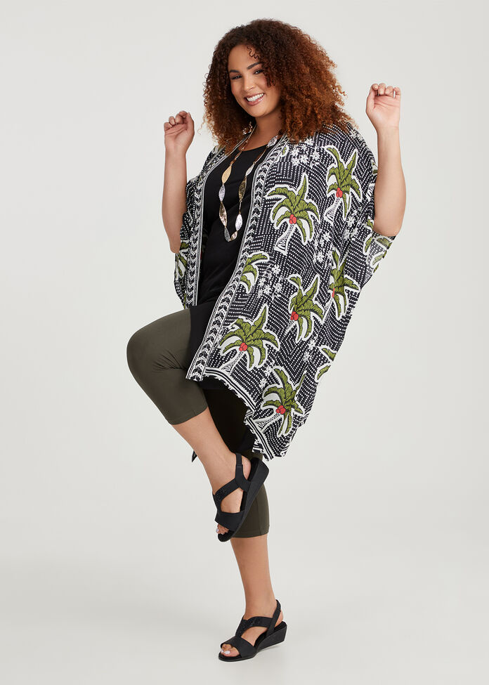 Good Earth Australian Cotton Crop Legging, , hi-res
