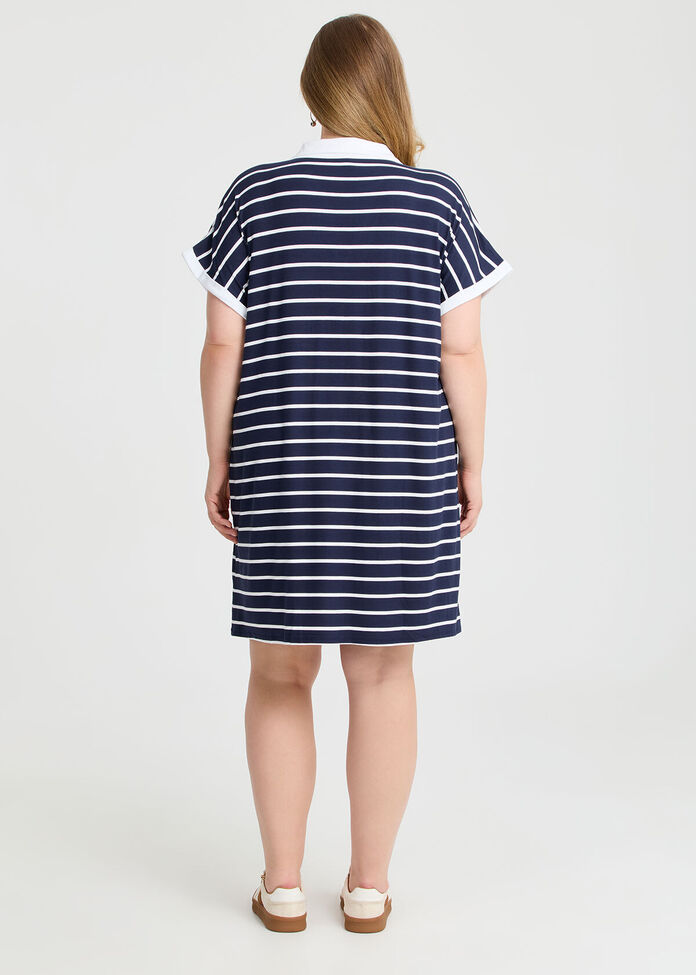 All-Over Print Women's Polo Collar Dress main image 0