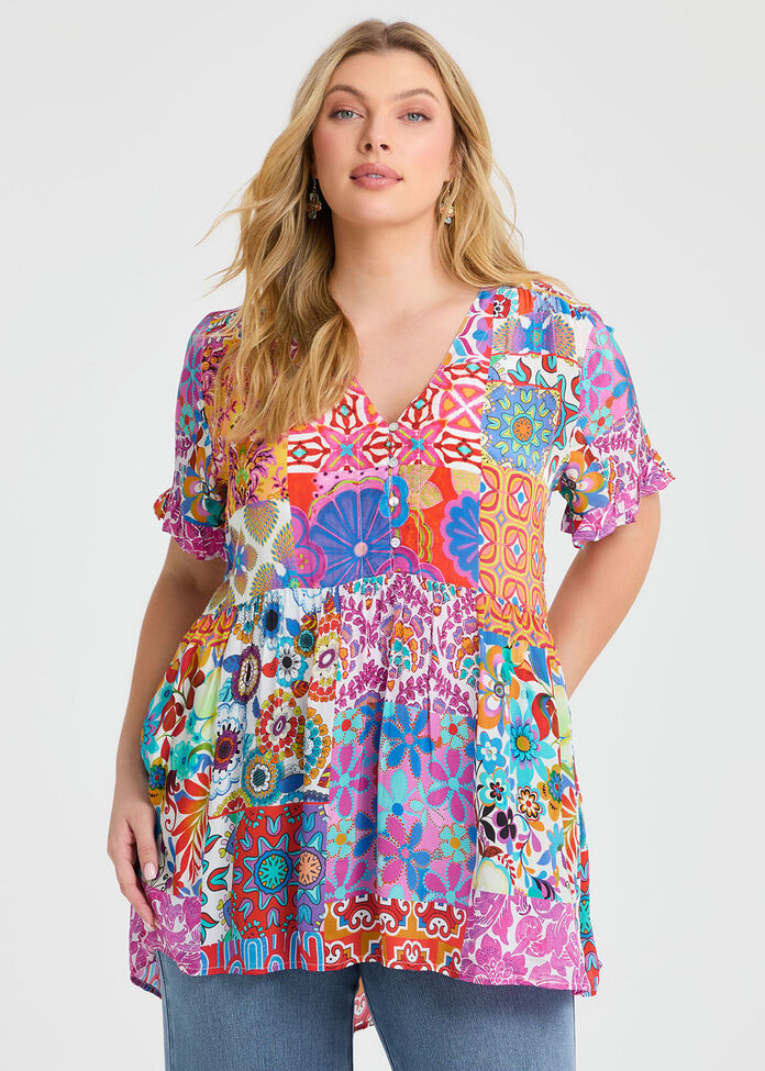 Natural Sunset Breeze Top, , hi-res