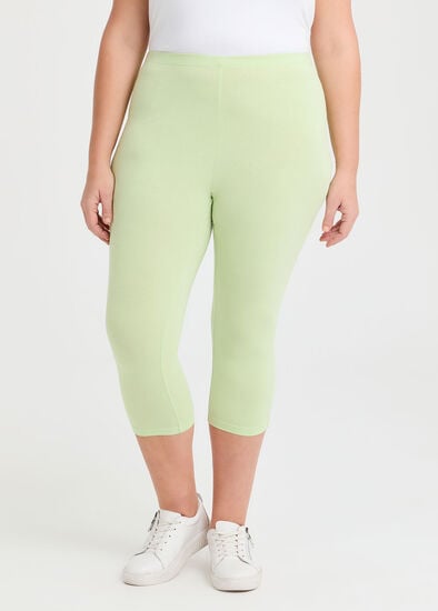 Plus Size Australian Cotton Crop Legging